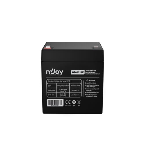 Njoy 12V 5Ah UPS Akkumulátor - Szünetmentes tápegységhez 161585557 - NJoy