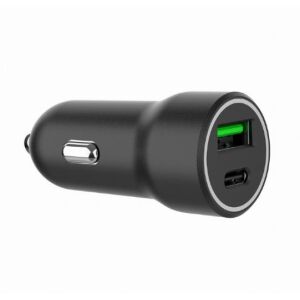 Gembird A2PDQC20 Autós Töltő - 20W USB-A/USB-C, Fekete