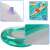Details of turquoise Bestway Aqua Lounge inflatable pool float