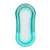 Top view of turquoise Bestway Aqua Lounge inflatable pool float