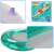 Details of turquoise Bestway Aqua Lounge inflatable pool float