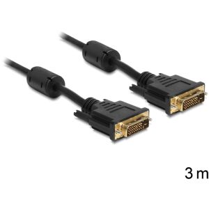 Delock DVI-D 24+1 Kábel - 3m 139330505 - DVI kábel