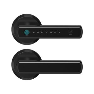 IFL Intelligens Ajtózár - Ujjlenyomatos, PIN kódos, App vezérlés - Matt Fekete