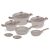 Berlinger Haus BH-8343 Taupe Nordic Collection 10-Piece Cookware Set