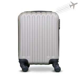 Zlatni kabinski kofer Leonardo Da Vinci za zračna putovanja - Kofer i torba