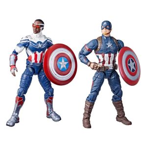 Avengers Legends Series: Captain America & Falcon Akciófigura Szett - 15 cm 139336843 - Hasbro
