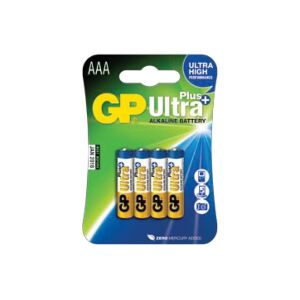 GP Ultra Plus AAA (LR03) alkáli mikro ceruza  elem 4db/bliszter 139336968 - Elem & akkumulátor
