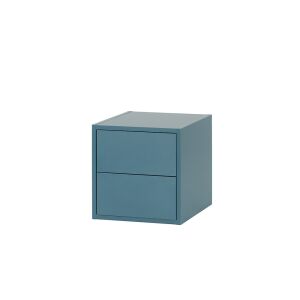 Boxie 2-Schubladen-Hängeschrank 40x40x37 cm petrolblau 139337626 - Nachttische