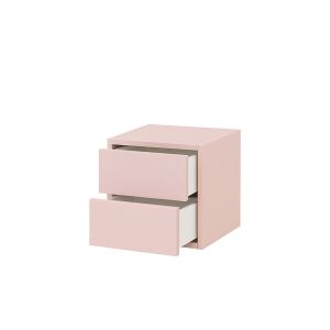 Boxie 2-Schubladen-Wandschrank 40x40x37 cm rosa 139337646 - Nachttische