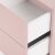 Boxie 2-szufladowa szafka ścienna 40x40x37 cm różowa 139337646