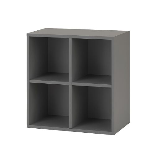 Boxie offener Hängeschrank 80x80x37 cm anthrazit 139337651