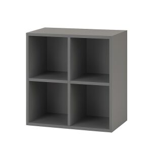 Otwarta szafka ścienna Boxie 80x80x37 cm antracytowa 139337651 - Meble do salonu