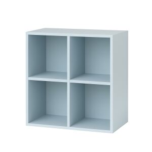 Leziter Boxie Kék Nyitott Fali Szekrény - 80x80x37 cm, Модулен 139337660 - Мебели