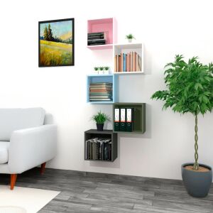 Boxie offener Wandschrank 40x40x27 cm grün 139337702 - Regale