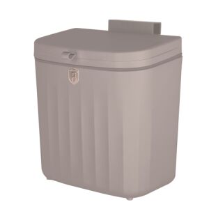 Berlinger Haus Taupe Collection 7L Hanging Trash Can - Felmosó, Clothes Dryer, Trash can, Paper Towel and Household wipes