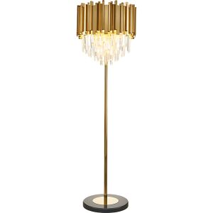 Stojacia lampa Állólámpa APP1717-3F Gold izolovaná na bielom pozadí - Lampy&osvetlenie