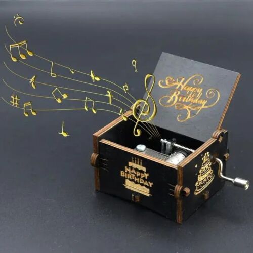 Boldog Születésnapot Vintage Zenedoboz - Kurblis, Fa 139350454