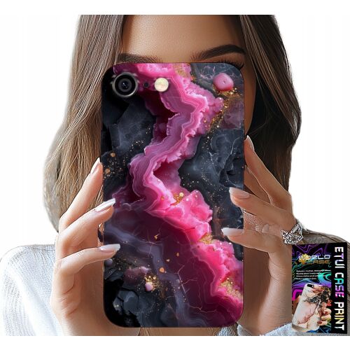 World Case iPhone 6 Plus rózsaszín márvány mintás tok - HDD és GPS tok