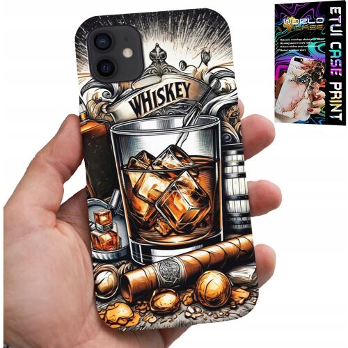 World Case iPhone 12 tok whisky és szivar mintával - HDD és GPS tok
