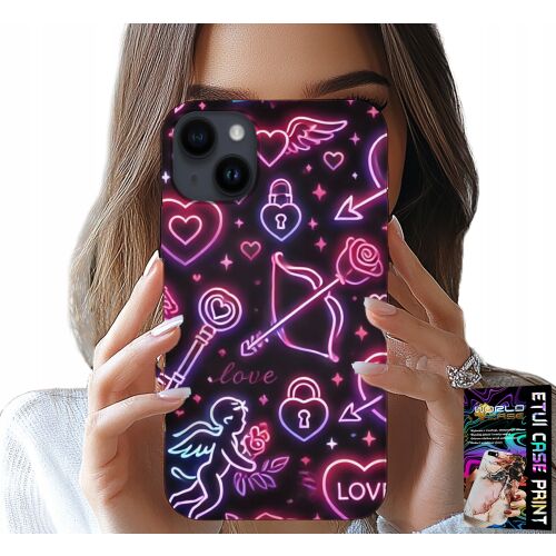 World Case iPhone 15 Plus Valentin-napi telefontok szívekkel és Ámor dizájnnal - HDD és GPS tok