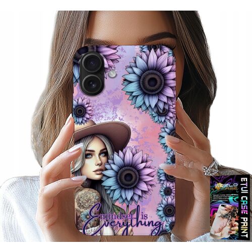 World Case iPhone 16 tok napraforgó és női dizájnnal - HDD és GPS tok