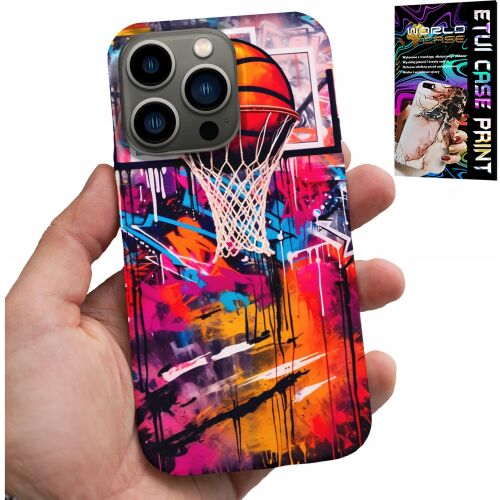 TOK iPhone 14 Pro Max tok kosárlabda graffiti mintával 