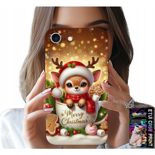 World Case iPhone 7/8/SE2 rénszarvas karácsonyi telefontok 