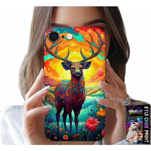 WORLD CASE iPhone 6 Plus tok színes szarvas mintával - HDD és GPS tok