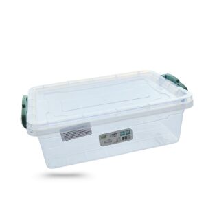 3,6 literes Műanyag Tárolódoboz - Átlátszó, Zárható 139487726 - Tárolódoboz & kosár
