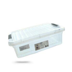 Dunya Tárolódoboz - 4,25 literes, Átlátszó Műanyag 139487976 - Tárolódoboz & kosár