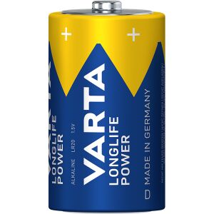 Varta Longlife Power D (LR20) elem - 2 db, Műanyagmentes 139489128 - Varta Elem