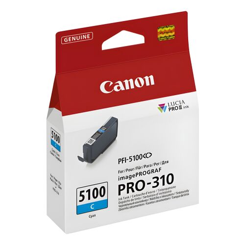 Canon PFI-5100 C 1 db Cián, Eredeti, Tintapatron