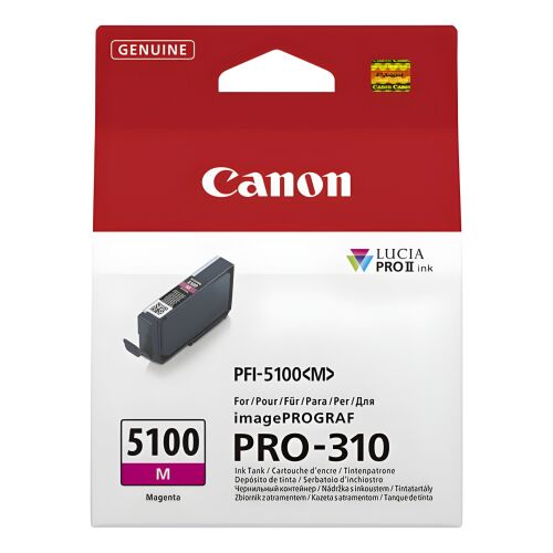 Canon PFI-5100 M 1 db Magenta, Eredeti, Tintapatron