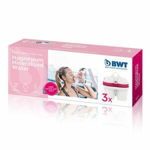 BWT Longlife Mg2+ Wasserfilterkartuschen, 3er-Pack, Magnesium mineralisiertes Wasser - Wasserfilterkannen & Zubehör