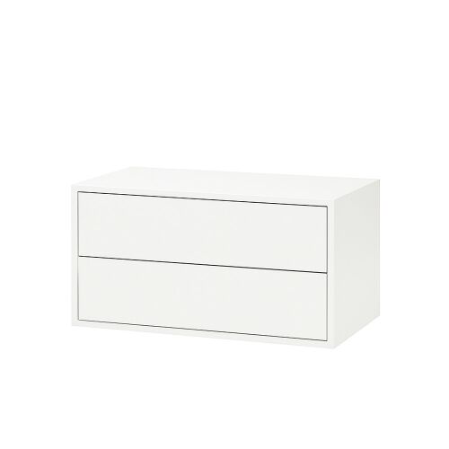 Boxie 2-Schubladen-Hängeschrank 40x80x37 cm weiß 139491311