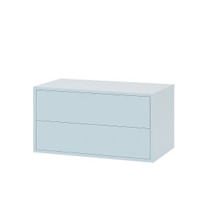 Boxie 2 fiókos fali szekrény 40x80x37 cm kék 139491313 - Dulap de perete