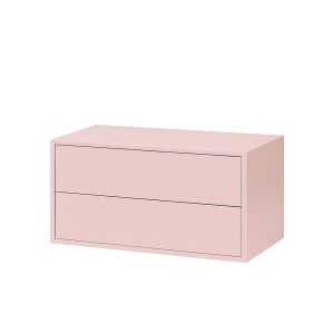 Leziter Boxie - Pink 2 Чекмеджета Стенен Шкаф - 40x80x37 cm 139491319 - Мебели