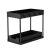 Berlinger Haus Black Rose Collection Kitchen Organizer, black, two-tier rack