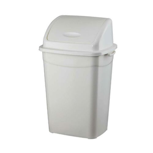 Szemetes kuka billenő fedéllel műanyag 16 literes fehér UP118-001 139498914