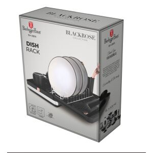 Ociekacz do naczyń Berlinger Haus Black Rose Collection w opakowaniu - Przybory kuchenne