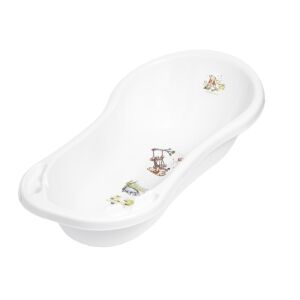 Detská vaňa 100 cm s korkom Maria "Medvedík Pú" 100 x 51 x 29 cm biela 139499568 - Detské vaničky, Stojany na vaničky