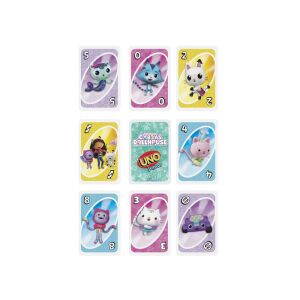 Uno Junior Gabi babaháza kártyajáték kártyái - Mattel