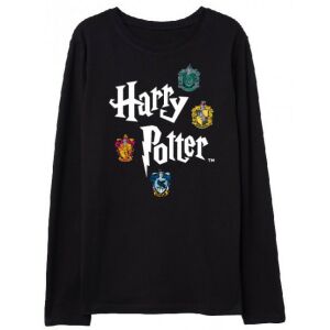 Harry Potter Fekete Hosszú Ujjú Póló - Gyerek, 4 év (104 cm) 139507946 - Gyerek hosszú ujjú póló
