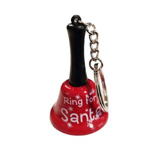Mikulás Csengő - Ring for Santa - 6cm - Piros