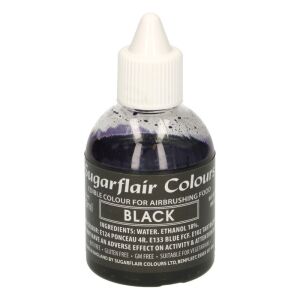 Sugarflair Fekete Airbrush Festék - 60ml 139508093 - Élelmiszer & Ital