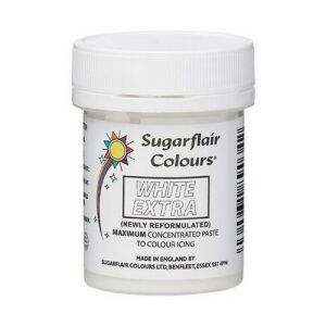 Sugarflair Max Extra Fehér Paszta - 42g, Fondant és Marcipán Színező 139508189 - Élelmiszer & Ital