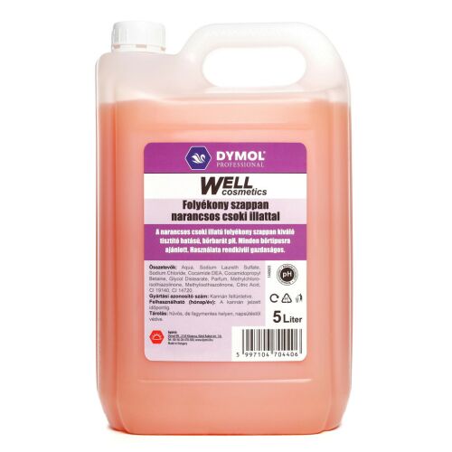 Dymol Well Folyékony Szappan - 5L, Narancsos-Csoki Illat