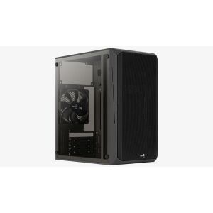 AeroCool CS-107 Kompakt Számítógépház - Fekete, Irodai 139508425 - Számítógépház