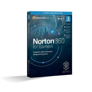 Norton 360 Gamer - Vírusirtó szoftver - 3 PC, 1 év, 50GB 139508839 - Szoftver