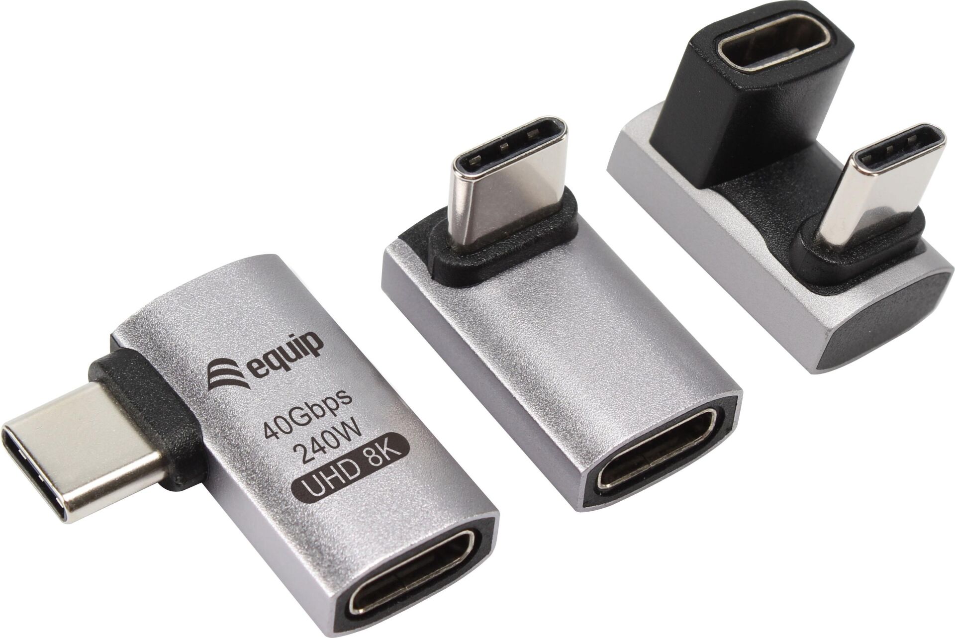 Equip USB-C Adapter Set - 3 Stück, 40Gbps, 240W Aufladung